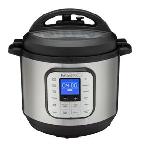 Instant Pot Slow Cooker Duo Nova 8 Quart 7-in-1 Silver One Touch Cooking NEW
